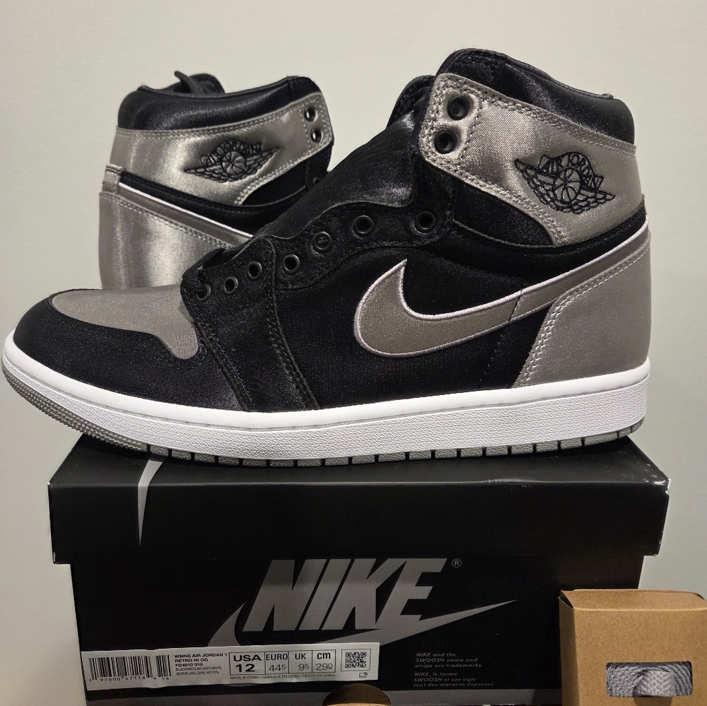 Wmns Nike Air Jordan 1 Retro High OG 'Satin Shadow' Wmns Size 12 or Mens 10.5